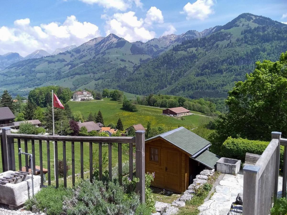 Vila Chalet Le Tsale Les Sciernes d'Albeuve Exteriér fotografie